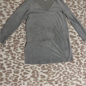J. Jill Gray V-Neck Long Sleeve Top